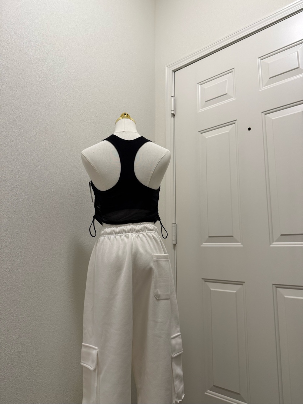 Black Racerback Crop Tank Top - Women Intimates & Sleepwear